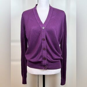 Moda International Deep Purple Cardigan